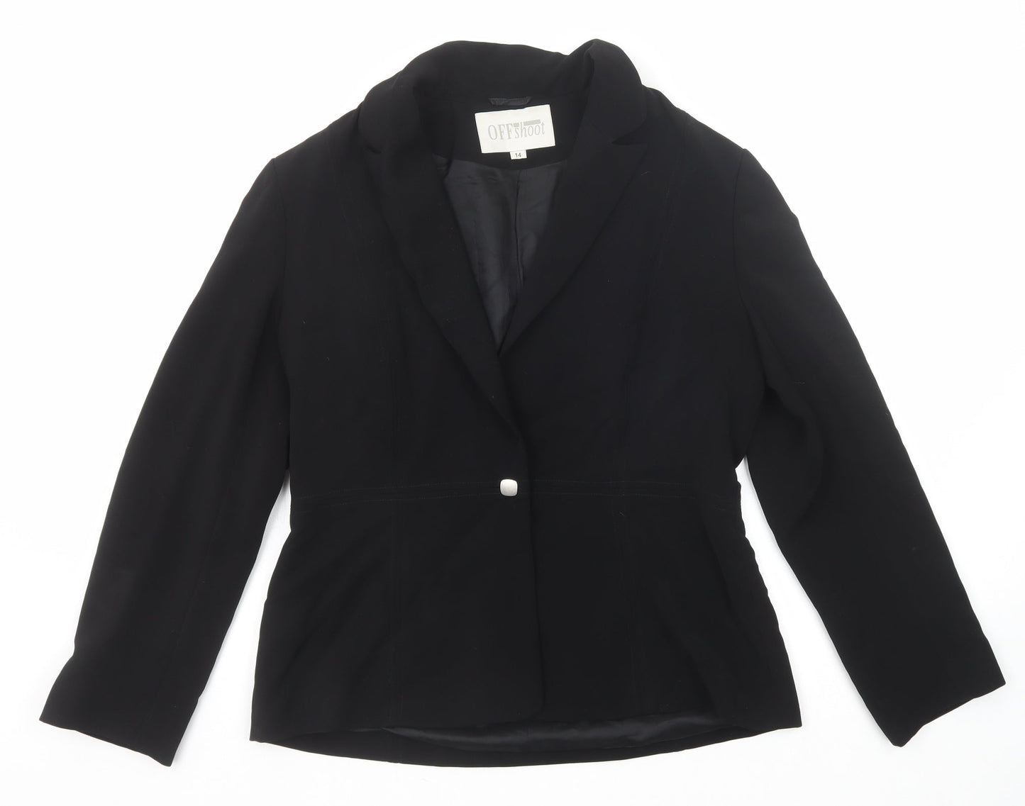 Womens UK Size 14 Off Shoot Black Jacket