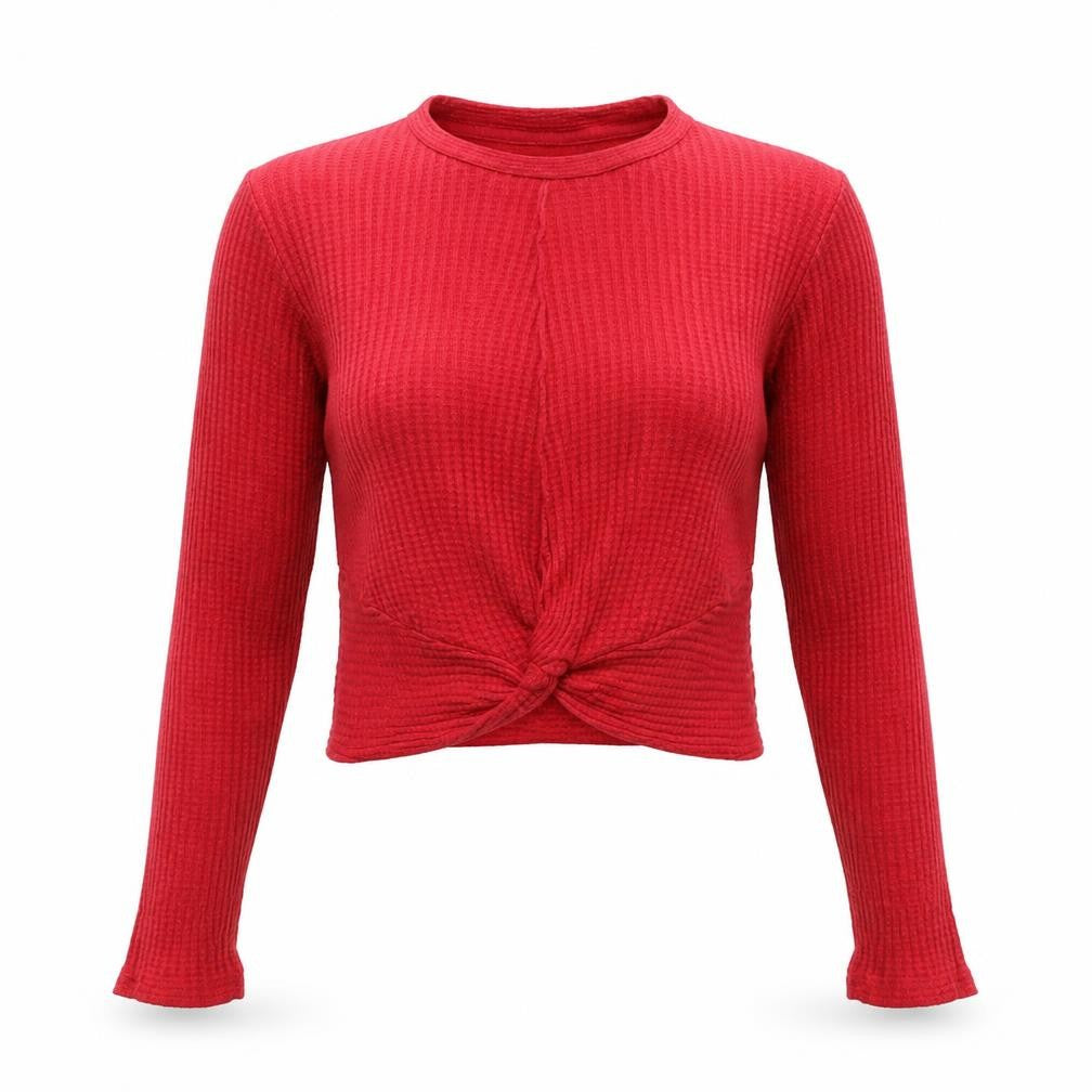 Womens UK Size 6 Topshop Red Pullover Jumper