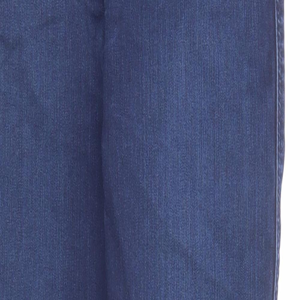 ASOS Womens Blue Cotton Jegging Jeans Size 28 in L32 in Regular Button