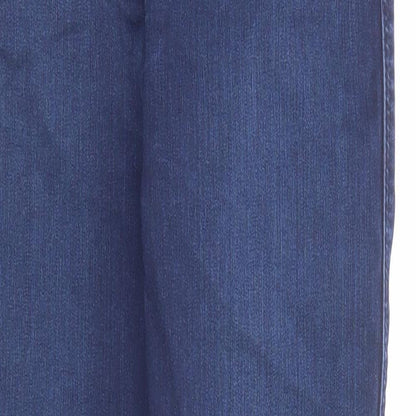 ASOS Womens Blue Cotton Jegging Jeans Size 28 in L32 in Regular Button