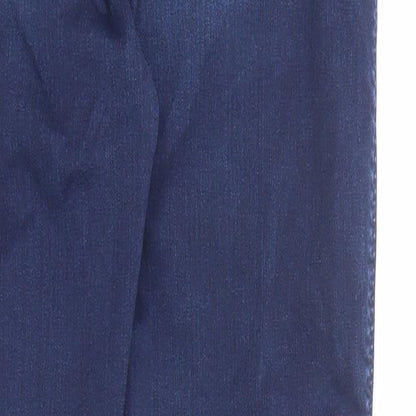 ASOS Womens Blue Cotton Jegging Jeans Size 28 in L32 in Regular Button
