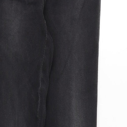 Only Womens Grey Cotton Skinny Jeans Size S Regular Zip