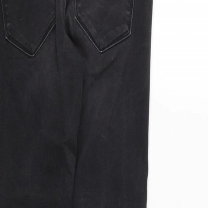 Only Womens Grey Cotton Skinny Jeans Size S Regular Zip