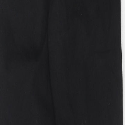 Topshop Womens Black Cotton Skinny Jeans Size 28 in L32 in Regular Zip