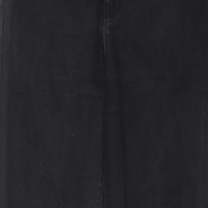 ASOS Womens Black Cotton Skinny Jeans Size 31 in L32 in Regular Zip