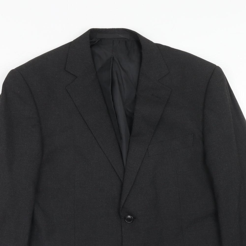 Mens UK Size 40 Marks and Spencer Regular Grey Suit Jacket