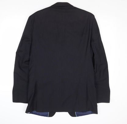 Mens UK Size 40 Marks and Spencer Regular Blue Suit Jacket