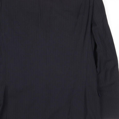 Mens UK Size 40 Marks and Spencer Regular Blue Suit Jacket