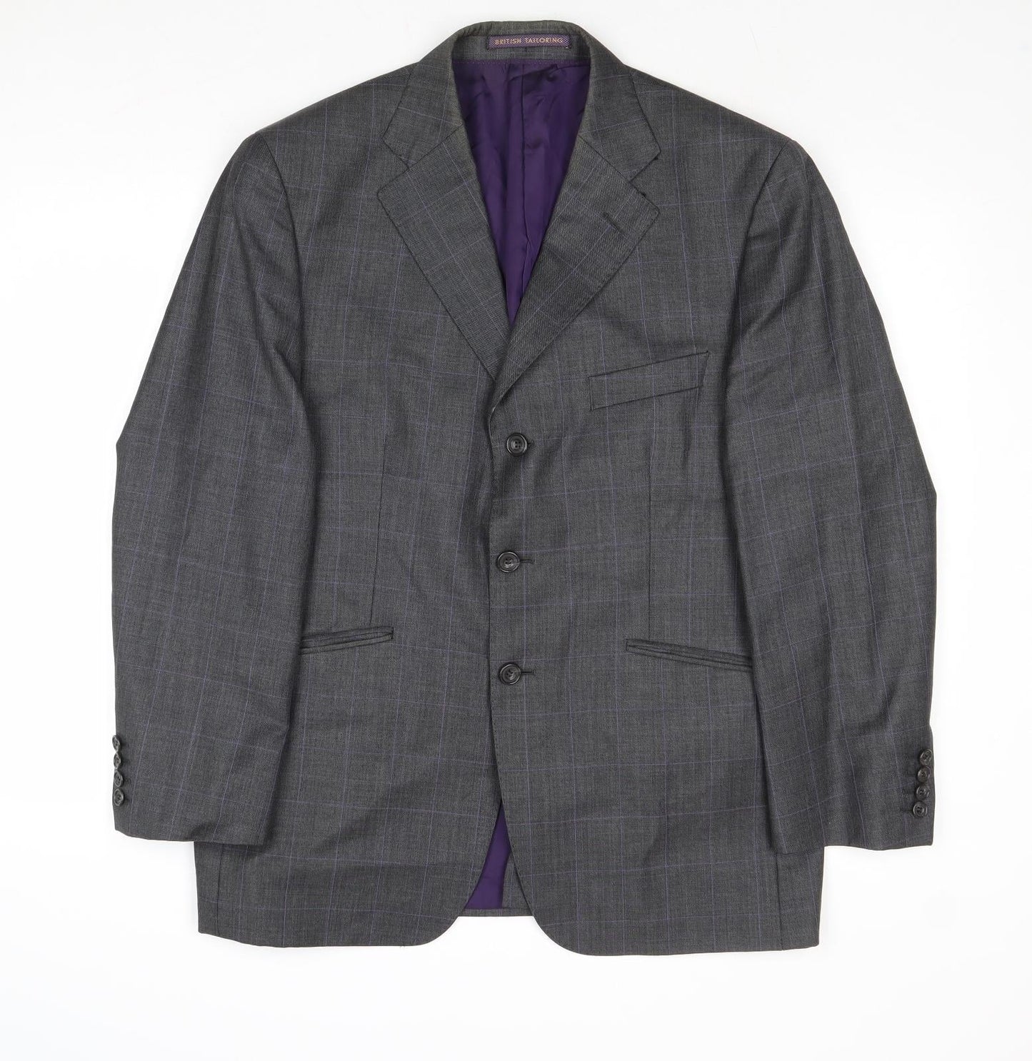 Mens UK Size 40 Marks and Spencer Regular Grey Suit Jacket