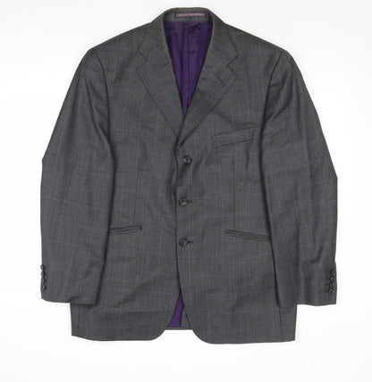 Mens UK Size 40 Marks and Spencer Regular Grey Suit Jacket
