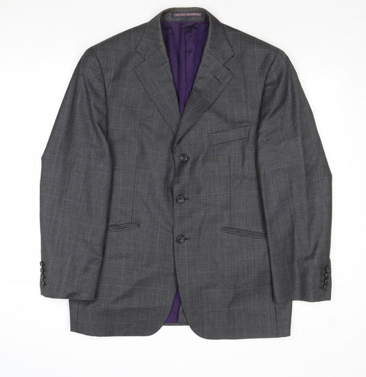 Mens UK Size 40 Marks and Spencer Regular Grey Suit Jacket