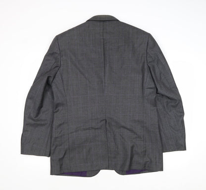 Mens UK Size 40 Marks and Spencer Regular Grey Suit Jacket