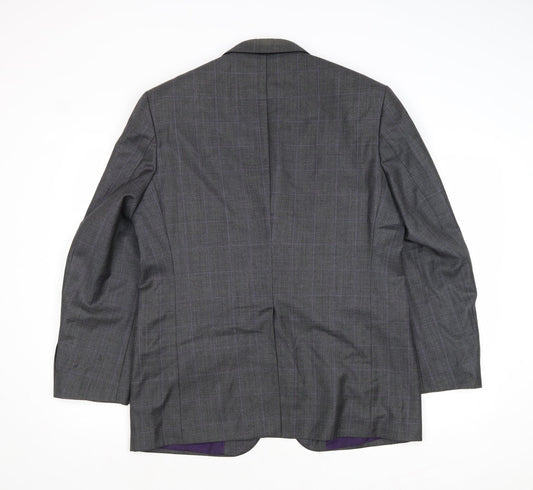 Mens UK Size 40 Marks and Spencer Regular Grey Suit Jacket