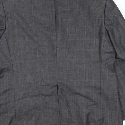 Mens UK Size 40 Marks and Spencer Regular Grey Suit Jacket