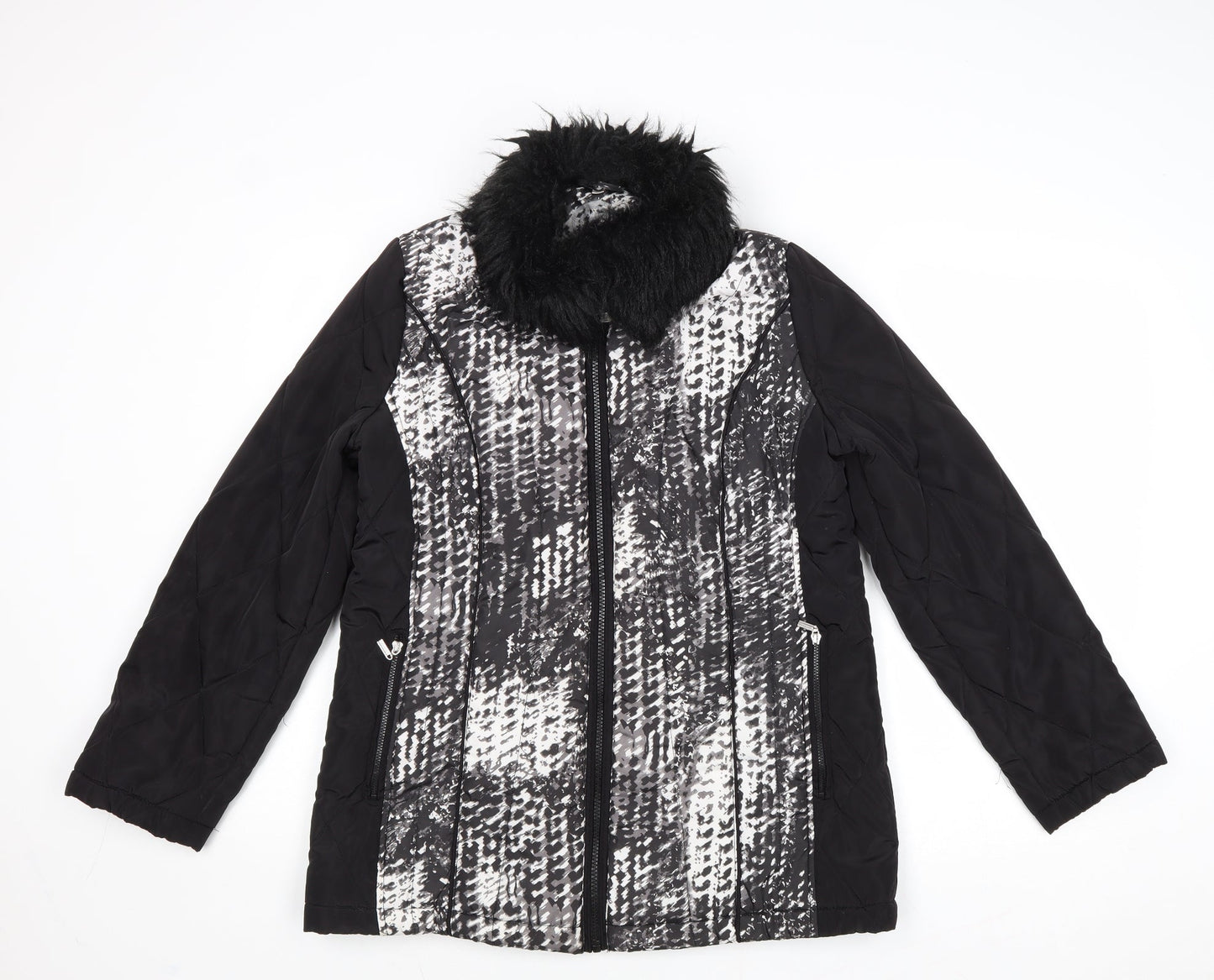 Womens UK Size S Anna Rose Black Jacket