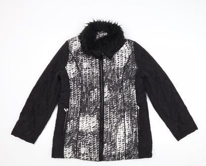 Womens UK Size S Anna Rose Black Jacket