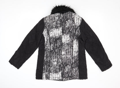Womens UK Size S Anna Rose Black Jacket