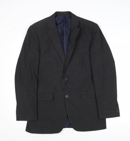 Mens UK Size 38 Debenhams Regular Grey Suit Jacket