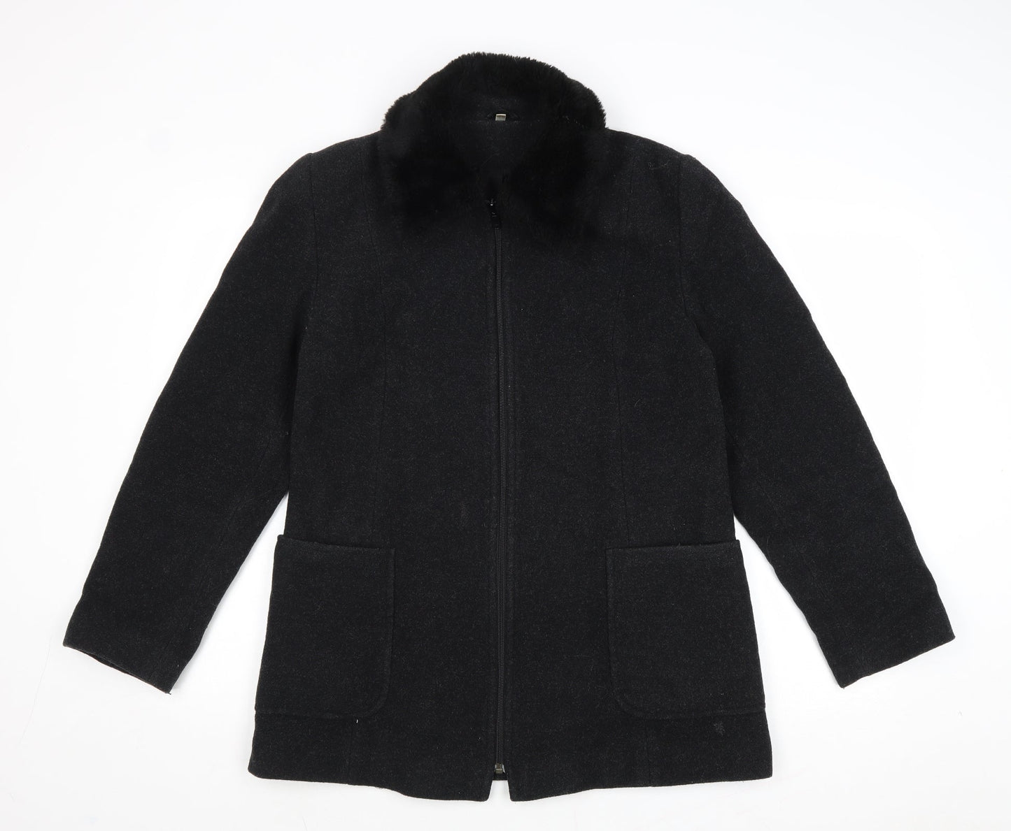 Classics Womens Grey Jacket Size 12 Zip