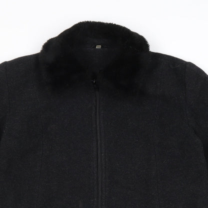 Classics Womens Grey Jacket Size 12 Zip