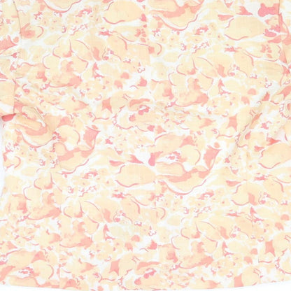 C&A Womens Multicoloured Floral Jacket Blazer Size 14 Button