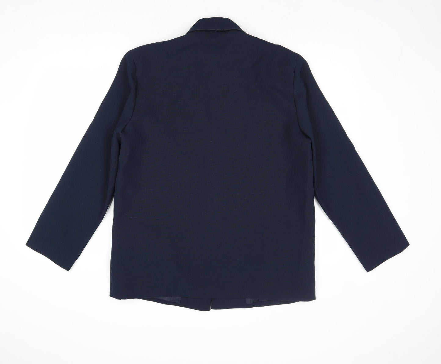 Classics Womens Blue Jacket Blazer Size 14 Button