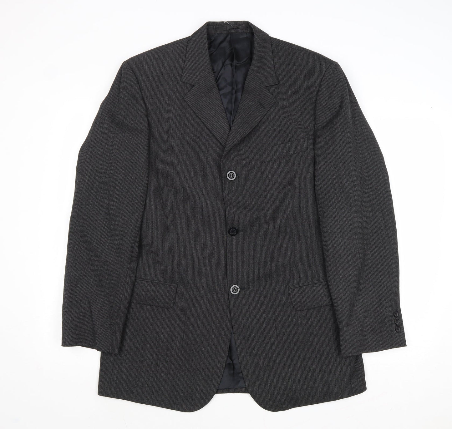 Mens UK Size 40 Tom English Regular Grey Suit Jacket