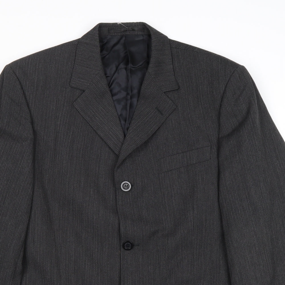 Mens UK Size 40 Tom English Regular Grey Suit Jacket