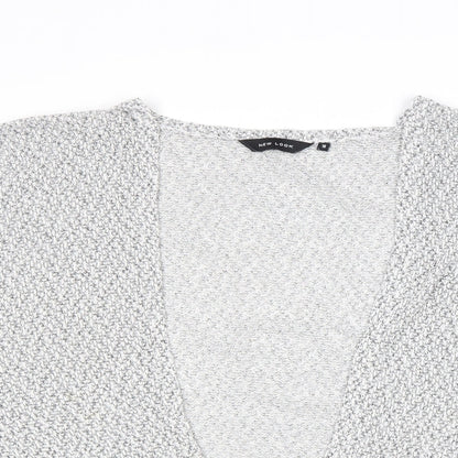Womens UK Size 18 New Look Grey Cardigan Jumper