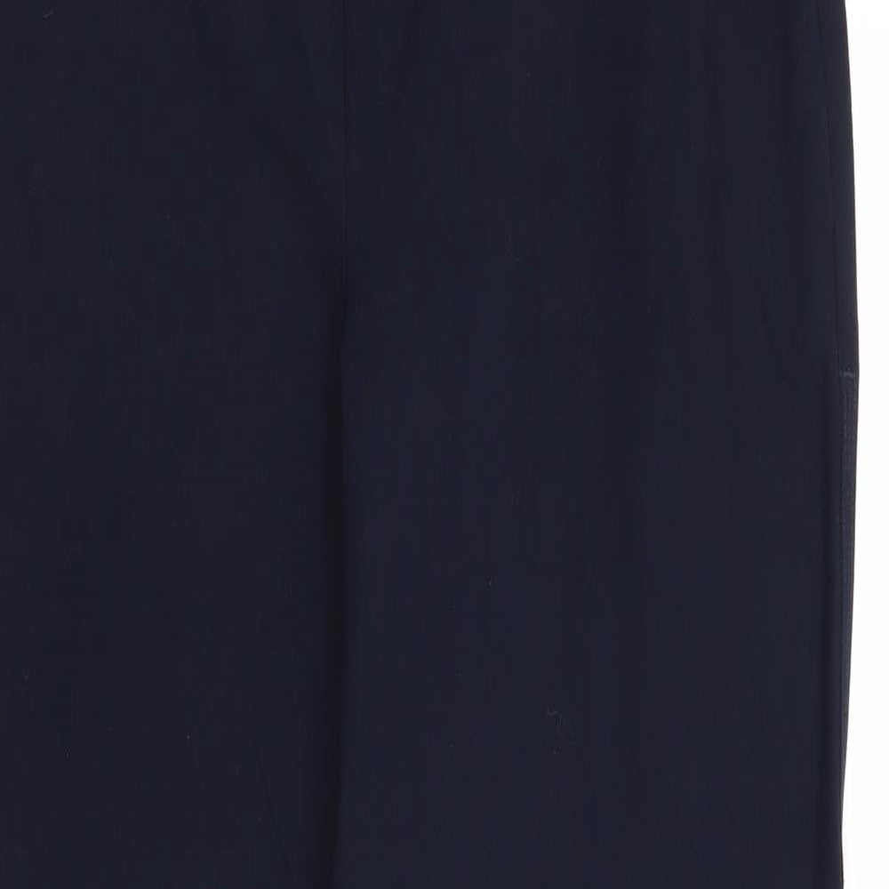 Womens UK Size 10 Marks and Spencer Regular Fit Dress Pants Blue Trousers