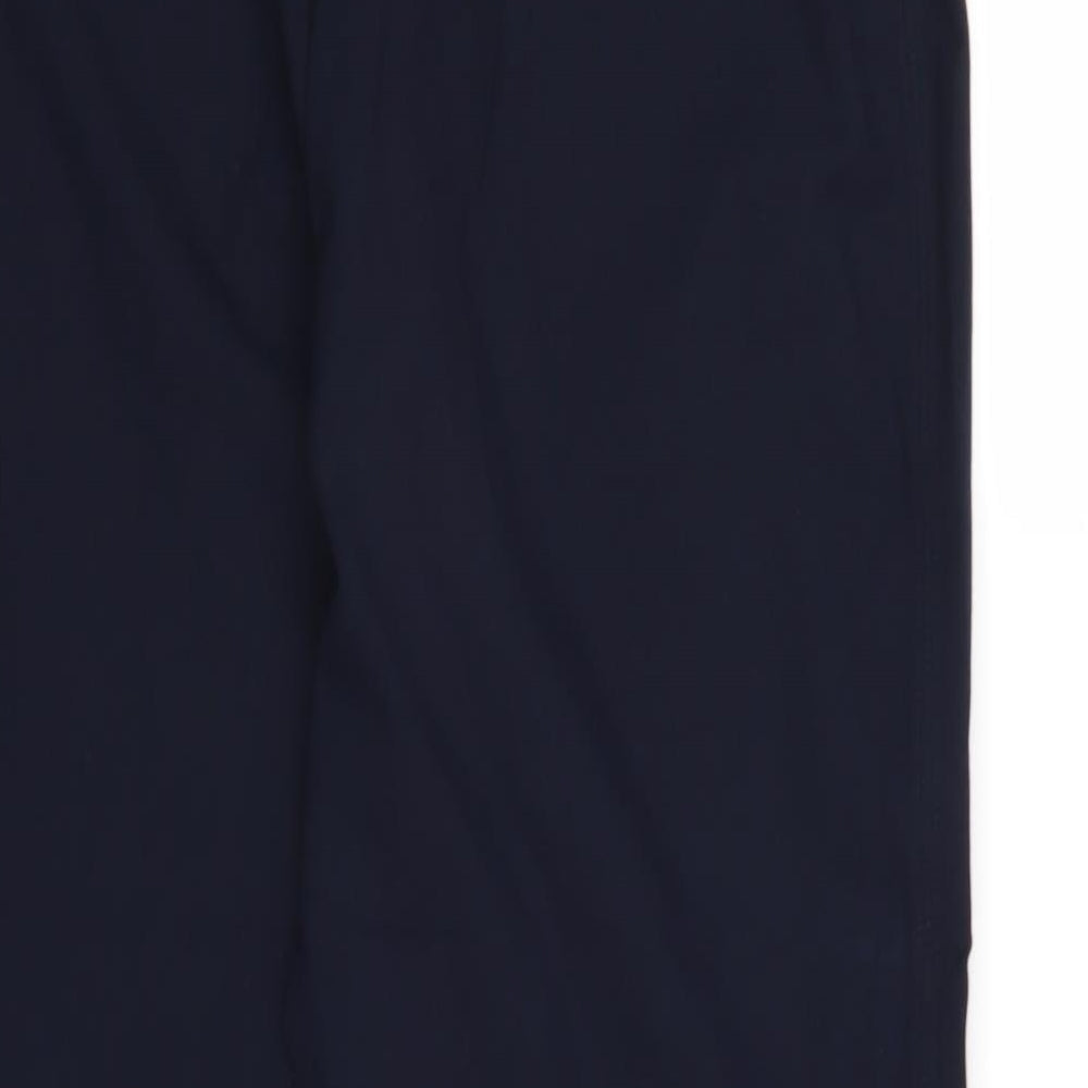 Womens UK Size 10 Marks and Spencer Regular Fit Dress Pants Blue Trousers