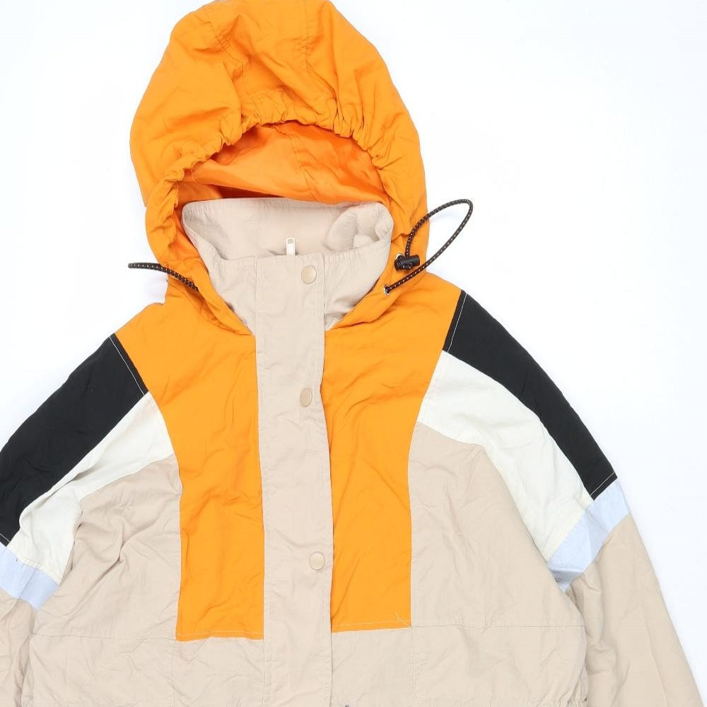 Mens UK Size S Divided by H&M Multicoloured Windbreaker Coat