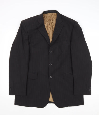 Mens UK Size 40 Marks and Spencer Regular Black Suit Jacket