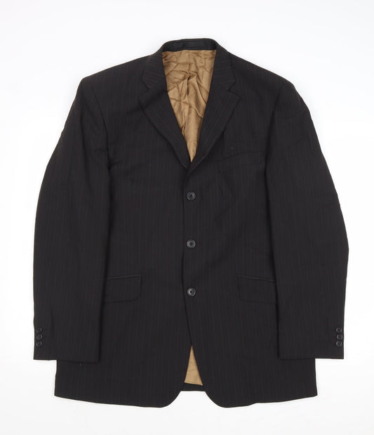 Mens UK Size 40 Marks and Spencer Regular Black Suit Jacket