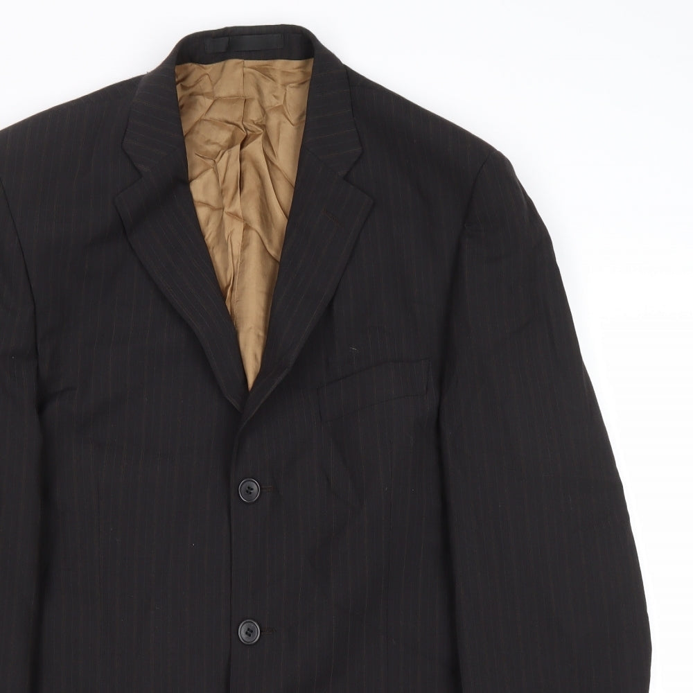 Mens UK Size 40 Marks and Spencer Regular Black Suit Jacket