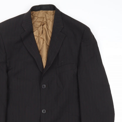 Mens UK Size 40 Marks and Spencer Regular Black Suit Jacket