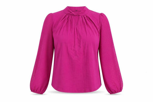 Womens UK Size 12 Bonmarché Pink Basic Blouse