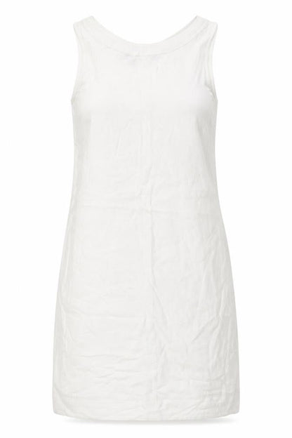 Marks and Spencer Womens Ivory Cotton A-Line Size 8 Round Neck Pullover