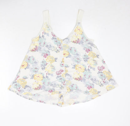 Womens UK Size 8 NEXT White Camisole Tank
