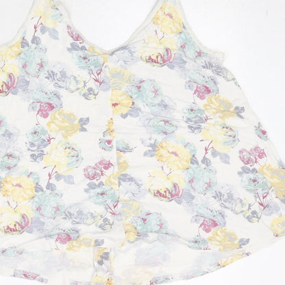 Womens UK Size 8 NEXT White Camisole Tank