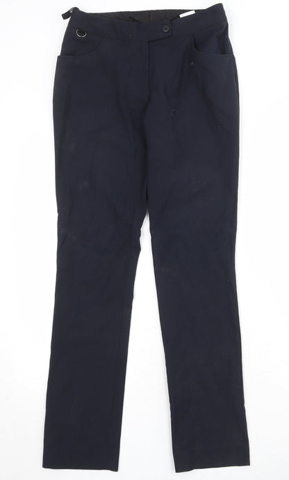 Womens UK Size 6 Club Class Regular Fit  Blue Trousers
