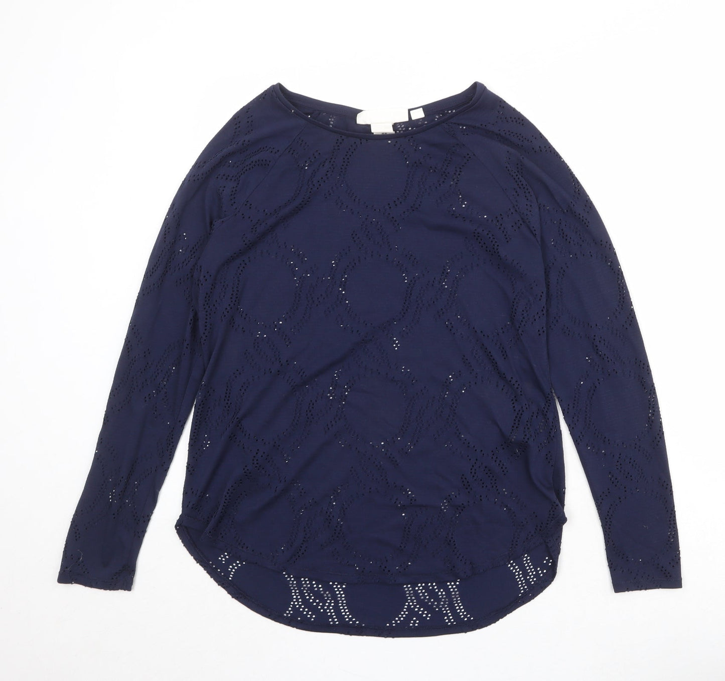 Womens UK Size M H&M Blue Pullover Jumper