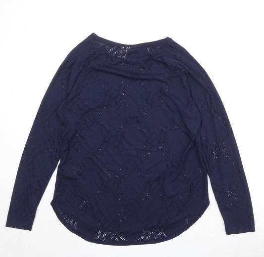 Womens UK Size M H&M Blue Pullover Jumper