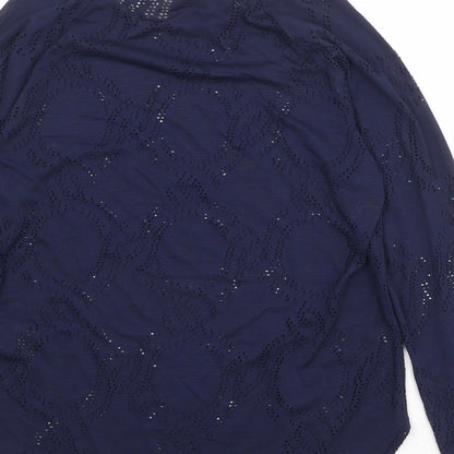 Womens UK Size M H&M Blue Pullover Jumper