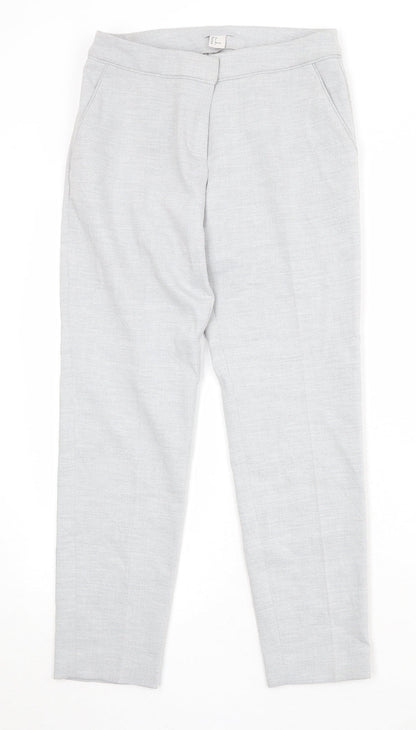 Womens UK Size 8 H&M Regular Fit  Grey Trousers