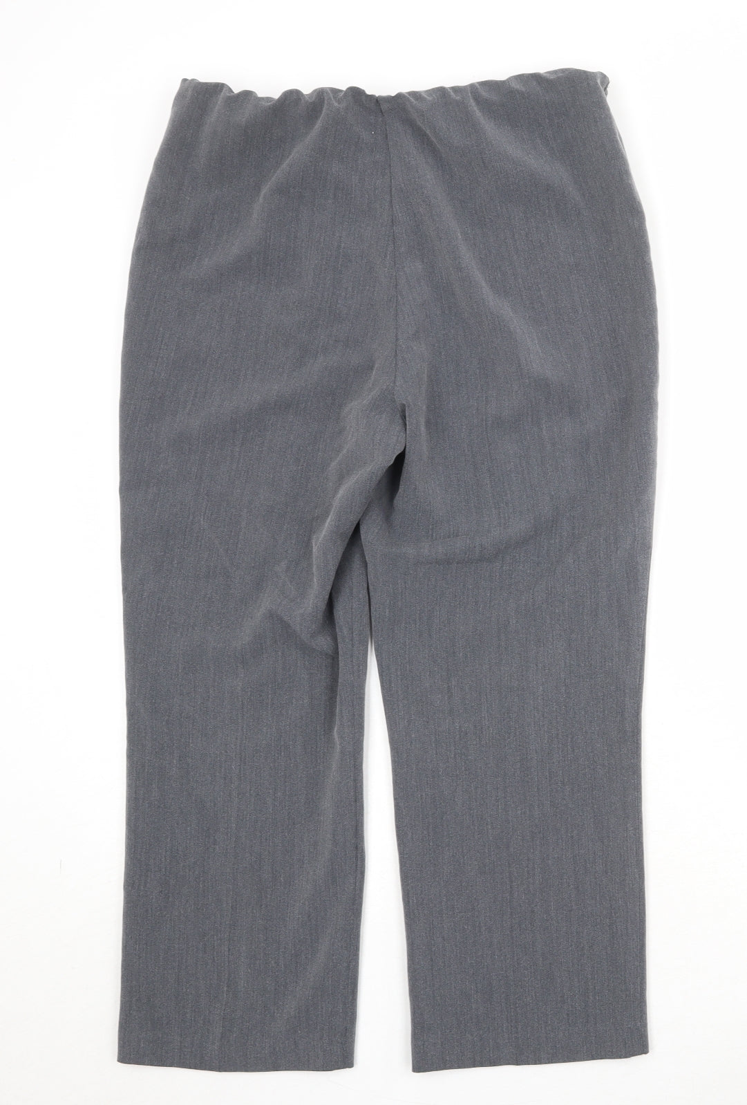 Bonmarché Womens Grey Polyester Trousers Size 12 Regular