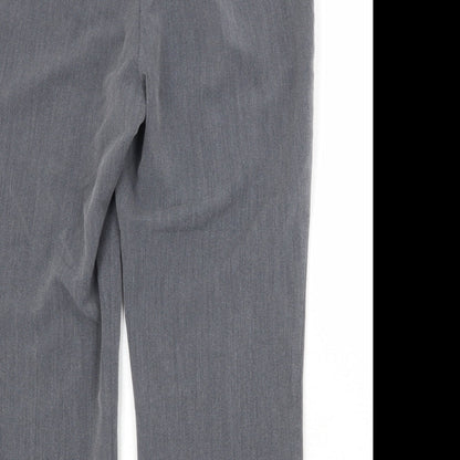 Bonmarché Womens Grey Polyester Trousers Size 12 Regular