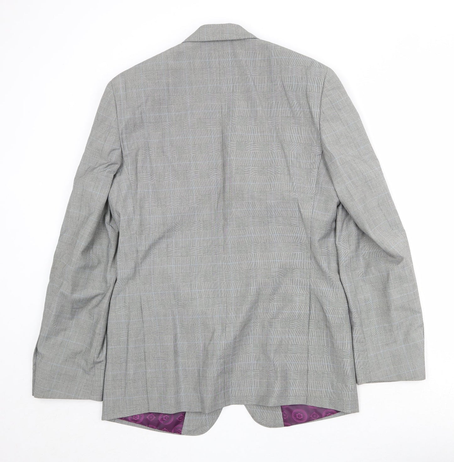Mens UK Size 40 Burton Regular Grey Suit Jacket