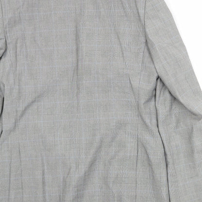Mens UK Size 40 Burton Regular Grey Suit Jacket