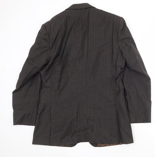 Mens UK Size 38 Karl Jackson Regular Brown Suit Jacket